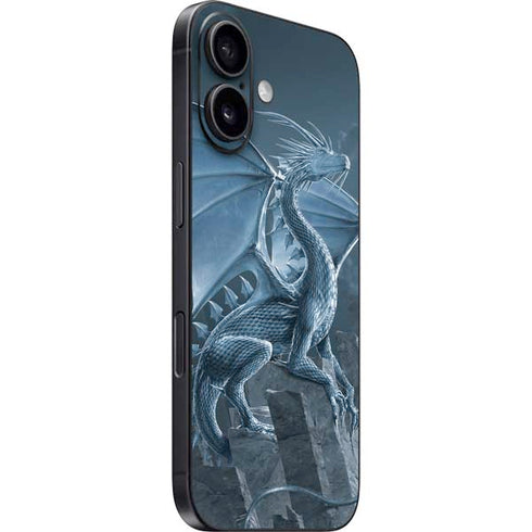 Silver Dragon by Vincent Hie iPhone 16 Plus Skin
