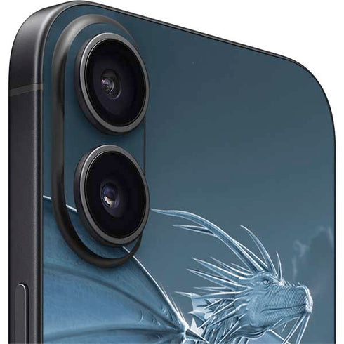 Silver Dragon by Vincent Hie iPhone 16 Plus Skin