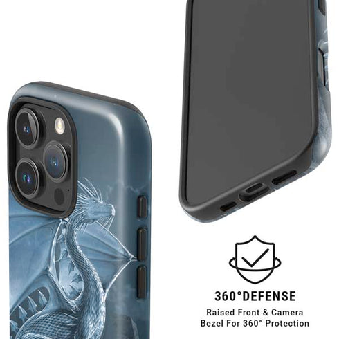 Silver Dragon by Vincent Hie iPhone 16 Pro Magsafe Impact Case