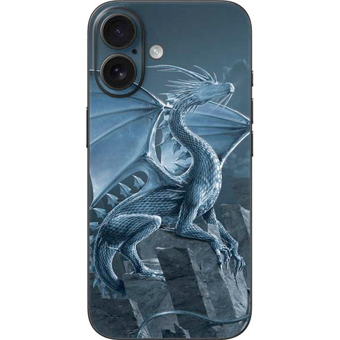 Silver Dragon by Vincent Hie iPhone 16 Skin