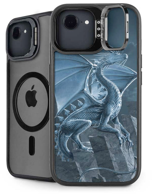 Silver Dragon by Vincent Hie iPhone 16e Kickstand Case