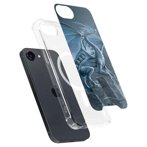 Silver Dragon by Vincent Hie iPhone 16e MagSafe Case