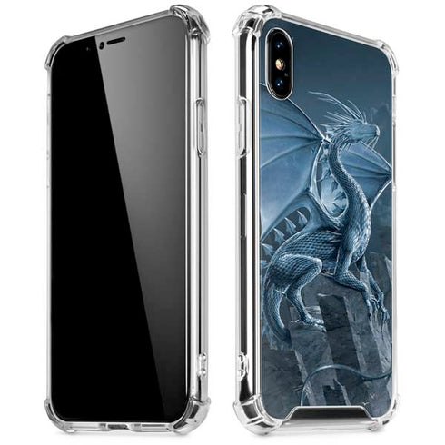 Silver Dragon by Vincent Hie iPhone X/XS Clear Case