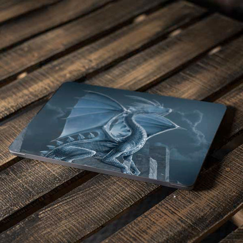 Silver Dragon by Vincent Hie Apple MacBook Air Skin