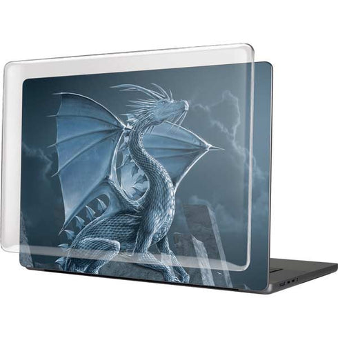 Silver Dragon by Vincent Hie MacBook Cases