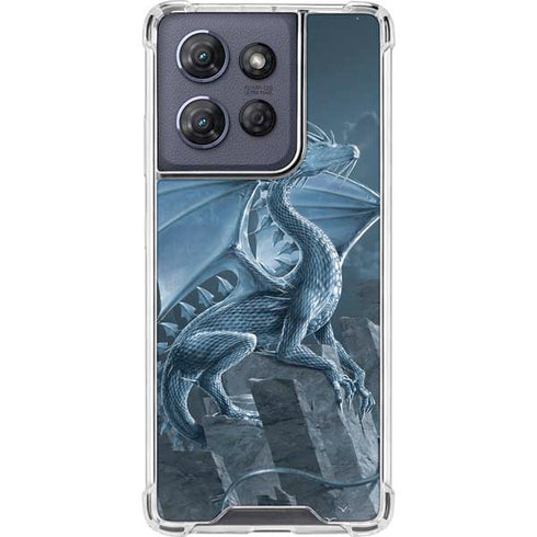 Silver Dragon by Vincent Hie Moto G 5G (2025) Clear Case