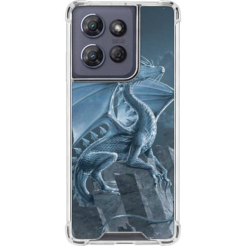 Silver Dragon by Vincent Hie Moto G Play 5G (2025) Clear Case