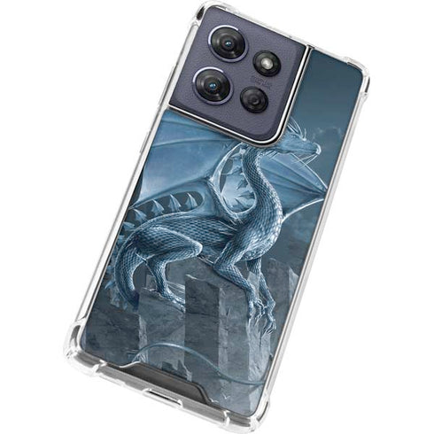 Silver Dragon by Vincent Hie Moto G Play 5G (2025) Clear Case
