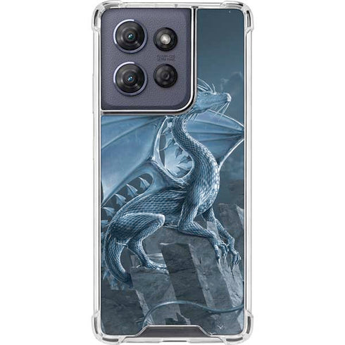 Silver Dragon by Vincent Hie Moto G Power 5G (2025) Clear Case