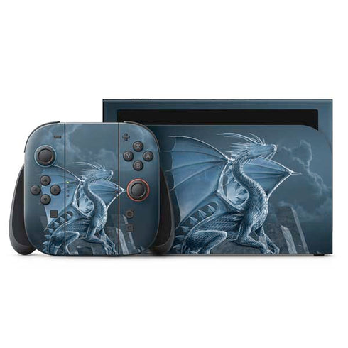 Silver Dragon by Vincent Hie Nintendo Switch 2 (2025) with Joy-Con Skin