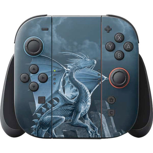 Silver Dragon by Vincent Hie Nintendo Switch 2 (2025) Joy-Con Controller Skin