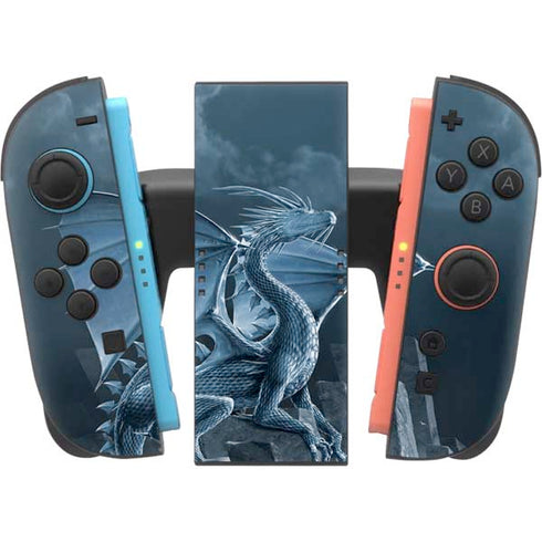 Silver Dragon by Vincent Hie Nintendo Switch 2 (2025) Joy-Con Controller Skin