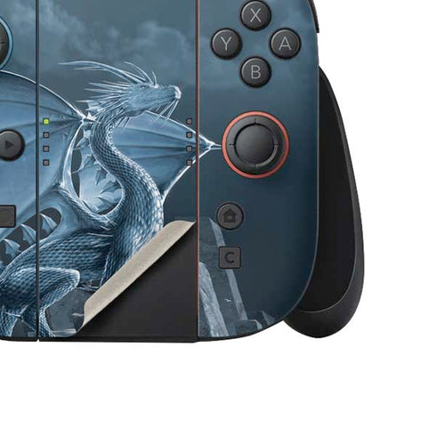 Silver Dragon by Vincent Hie Nintendo Switch 2 (2025) Joy-Con Controller Skin