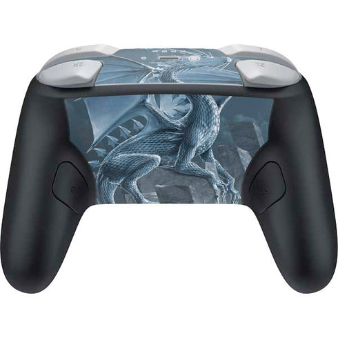 Silver Dragon by Vincent Hie Nintendo Switch 2 (2025) Pro Controller Skin