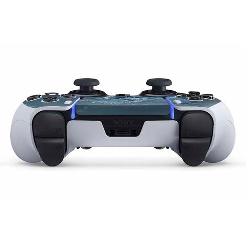 Vincent Hie Silver Dragon PS5 DualSense Edge Pro Controller Skin