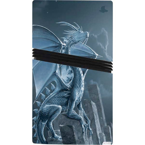 Silver Dragon by Vincent Hie PS5 Pro Bundle Skin