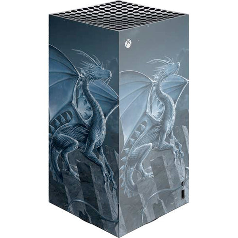 Silver Dragon by Vincent Hie XBox Series X Digital Edition Console Skin