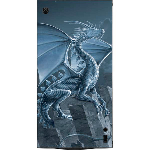 Silver Dragon by Vincent Hie XBox Series X Digital Edition Console Skin