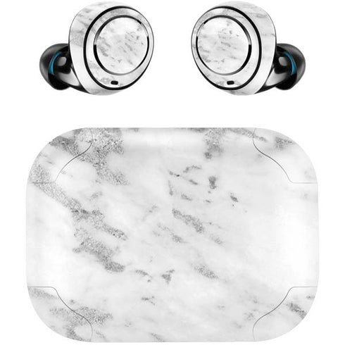Silver Marble Amazon Echo Buds Skin