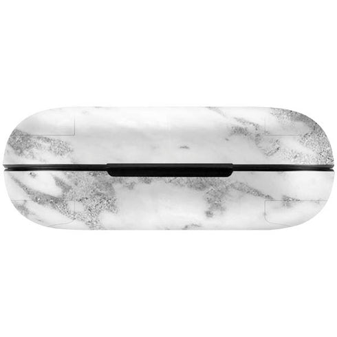 Silver Marble Amazon Echo Buds Skin