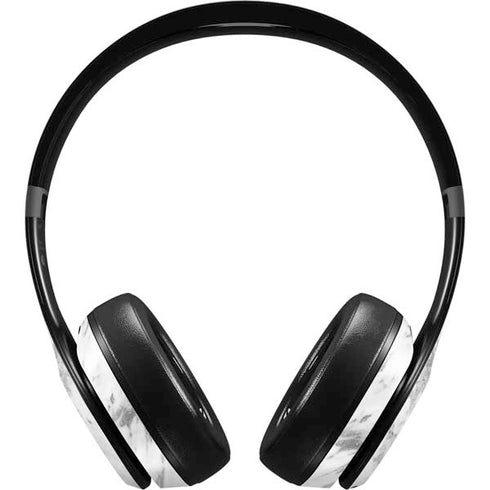 Silver Marble Beats Solo 4 Wireless Headphones Skin