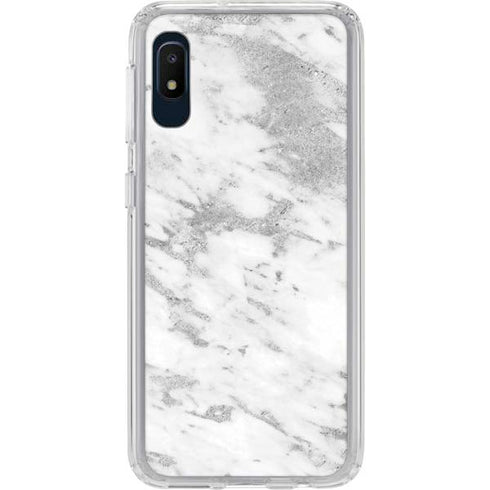 Silver Marble Galaxy Cases