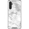 Silver Marble Galaxy A17 Clear Case