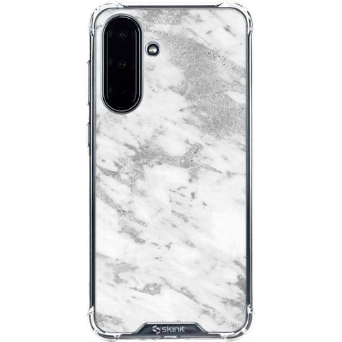 Silver Marble Galaxy A36 5G Clear Case