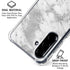 Silver Marble Galaxy A36 5G Clear Case