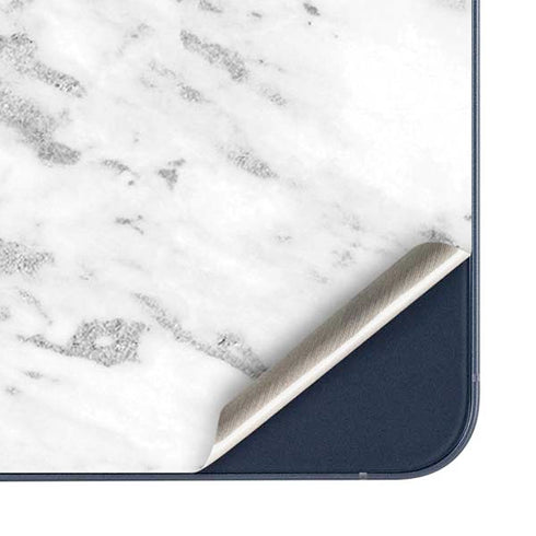 Silver Marble Galaxy A36 5G Skin