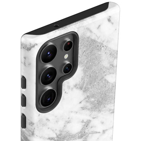 Silver Marble Galaxy S23 Ultra Pro Case