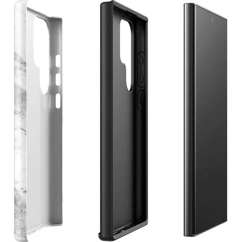 Silver Marble Galaxy S23 Ultra Pro Case