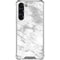 Silver Marble Galaxy S24 FE Clear Case