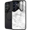 Silver Marble Galaxy S25 Kickstand Case