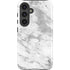 Silver Marble Galaxy S25 Plus Impact Case