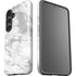 Silver Marble Galaxy S25 Plus Impact Case