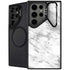 Silver Marble Galaxy S24 Ultra Kickstand Case