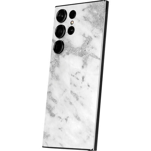 Silver Marble Galaxy S25 Ultra Skin