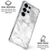 Silver Marble Galaxy S25 Ultra Clear Case