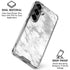 Silver Marble Galaxy S26 Clear Case