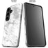 Silver Marble Galaxy S26 Plus Impact Case