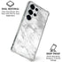 Silver Marble Galaxy S26 Ultra Clear Case
