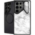 Silver Marble Galaxy S26 Ultra Kickstand Case