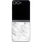 Silver Marble Galaxy Z Flip6 Skin