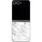 Silver Marble Galaxy Z Flip6 Skin