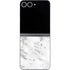 Silver Marble Galaxy Z Flip6 Skin