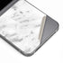 Silver Marble Galaxy Z Flip6 Skin