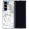 Silver Marble Galaxy Z Fold5 5G Clear Case