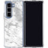 Silver Marble Galaxy Z Fold5 5G Clear Case
