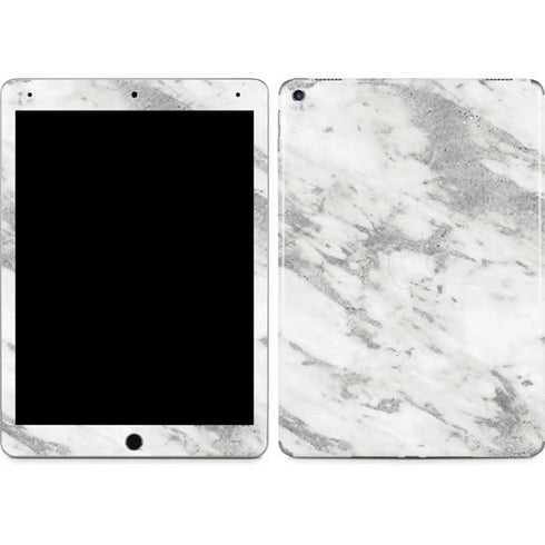 Silver Marble iPad Skins